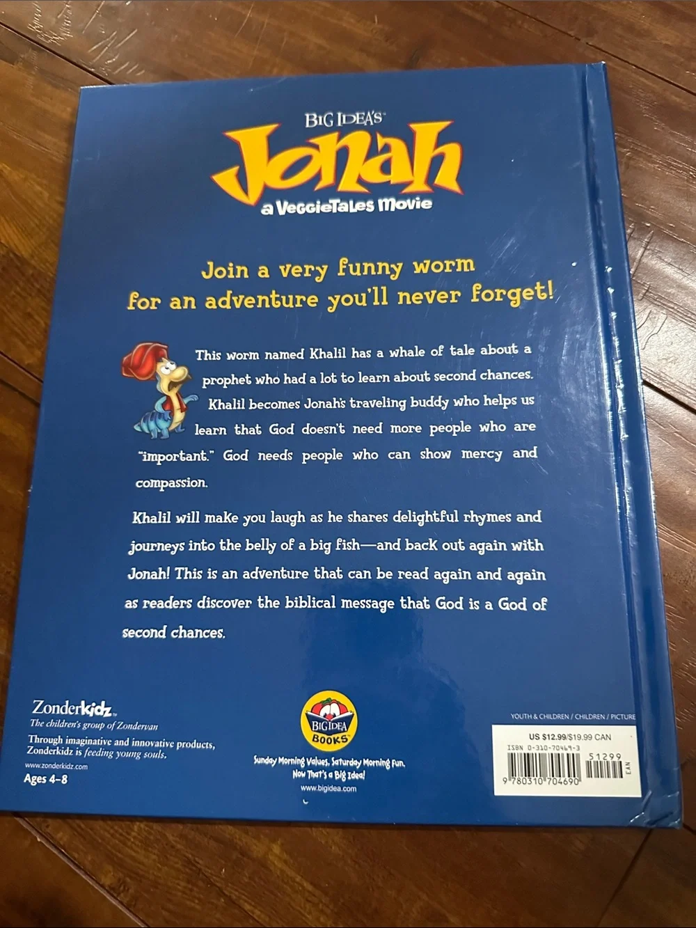 VeggieTales Vintage Book Lot Jonah Hardcovers + 2005 Promo Booklets Veggie Tales